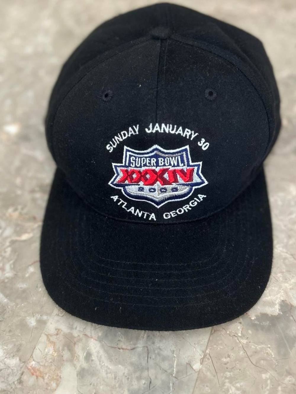 Vintage Super Bowl XXXIV 2000 Atlanta Georgia NFL Snapback Hat Cap Logo 7